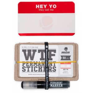 Стікери MTN WTF Permanent Stickers: Hey Yo