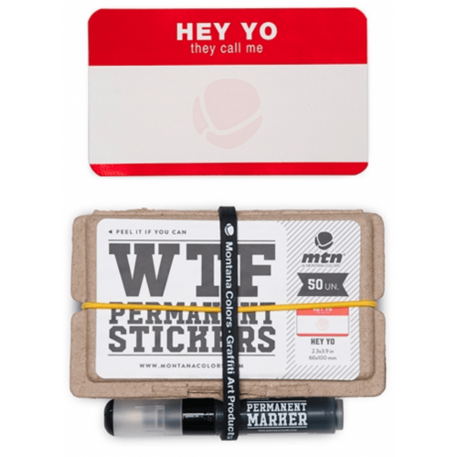 Стікери MTN WTF Permanent Stickers: Hey Yo