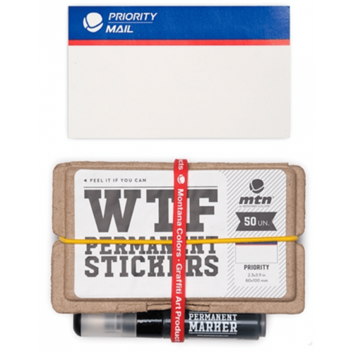 Стикеры MTN WTF Permanent Stickers: Priority Mail
