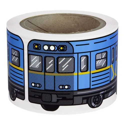 Flux System Stickers Kyiv Metro 200 pcs Рулон