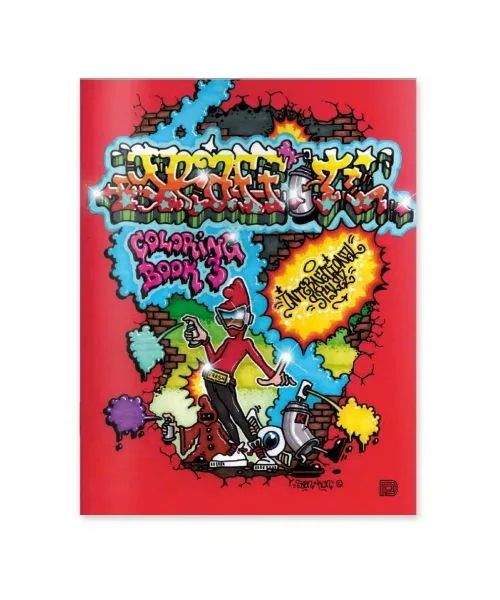 Книга Graffiti Coloring Book #3