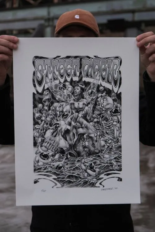 Принт Pako "Street magic" Black & White