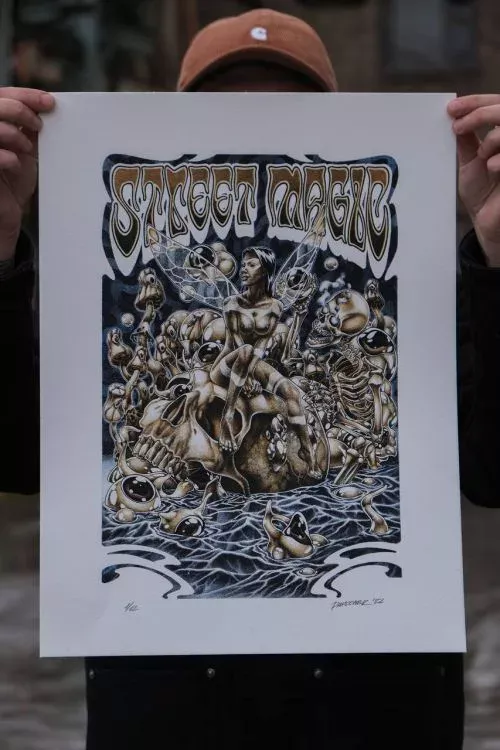Принт Pako "Street magic" Hand colored