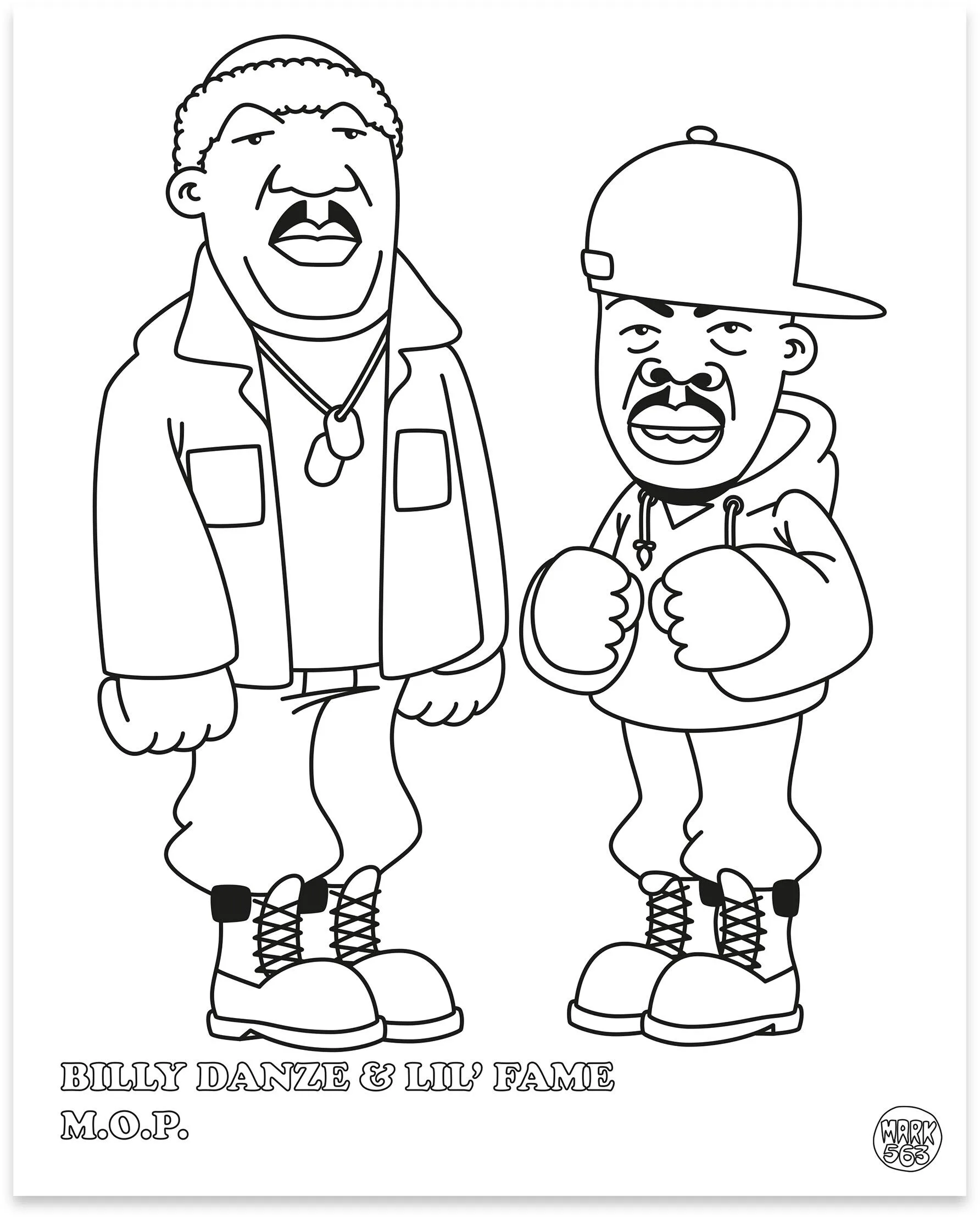 Журнал Hip Hop Coloring Book East Coast Edition