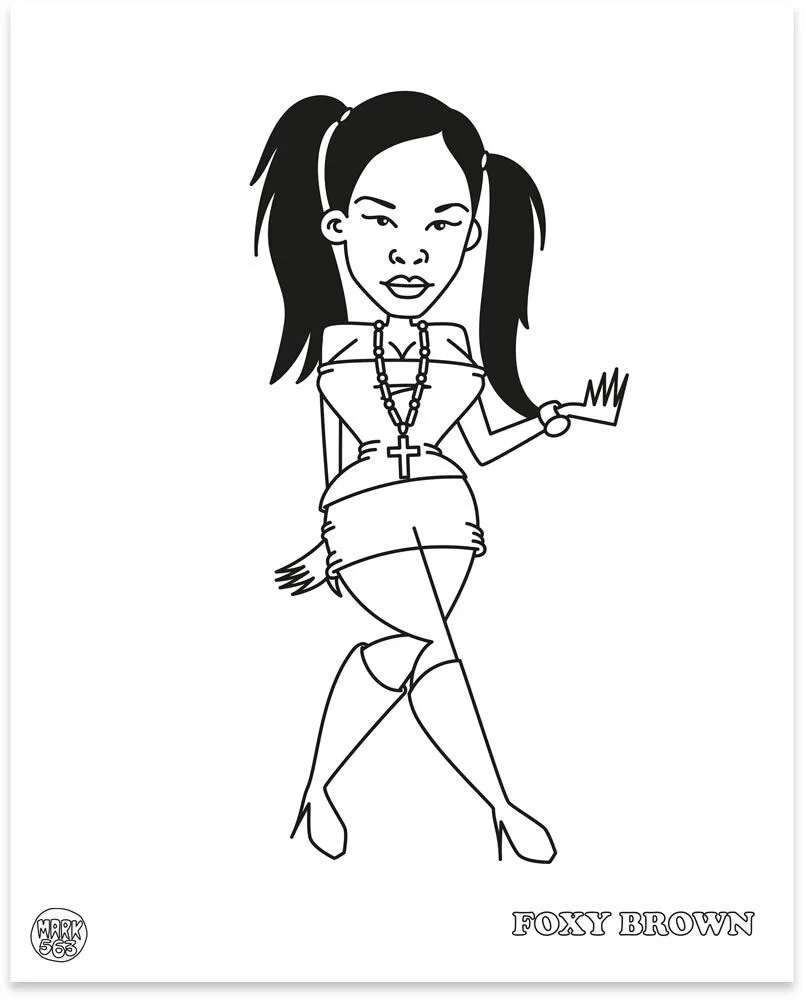 Журнал Hip Hop Coloring Book East Coast Edition