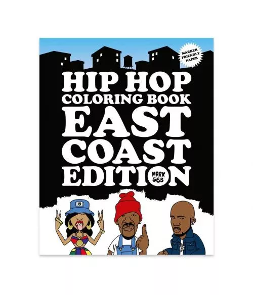 Журнал Hip Hop Coloring Book East Coast Edition