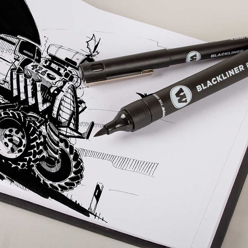 Cкетчбук BLACKBOOK GRAFFITI SKETCHING A4
