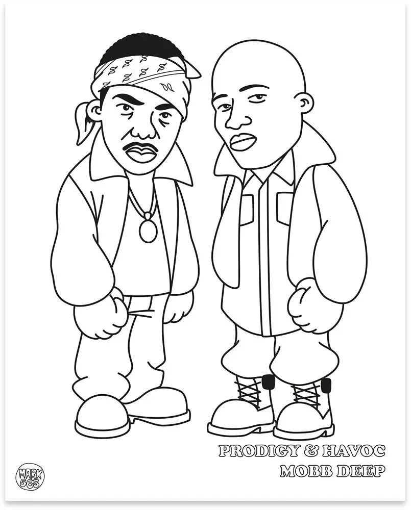 Журнал Hip Hop Coloring Book East Coast Edition