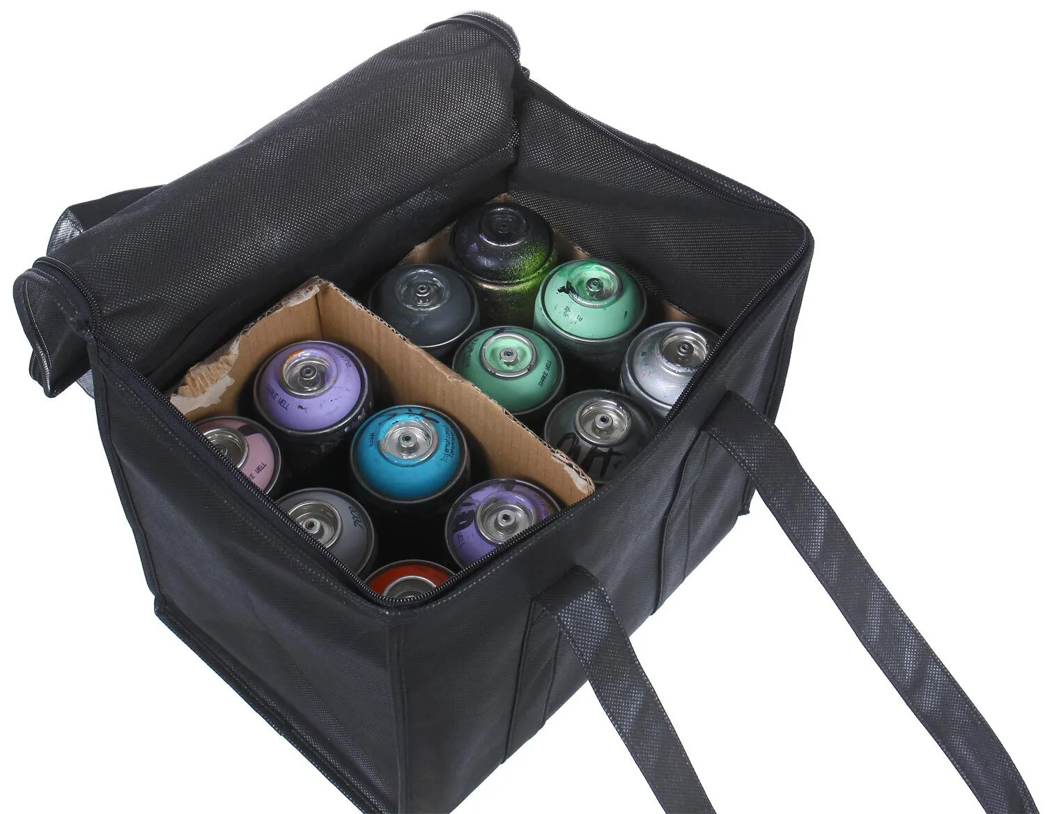 Сумка для балонів Stylefile Graffiti Supply Partypack 12x Can Bag Black