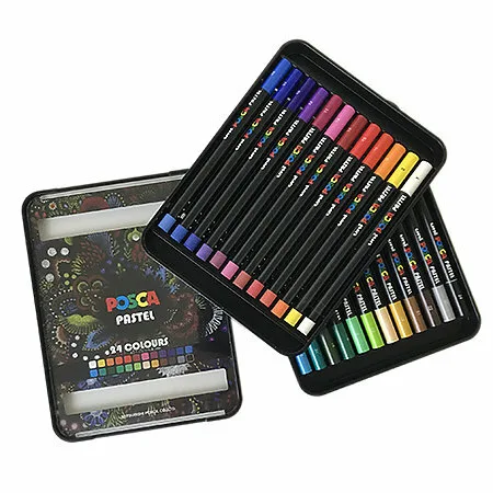 Пастель воскова POSCA PASTEL, 24 кольори — изображение 2