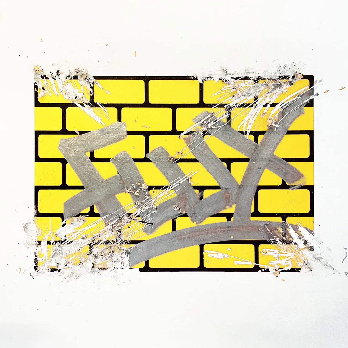 Стікер FLUX Eggshell Stickers Bricks Yellow 1 шт - Зображення 2