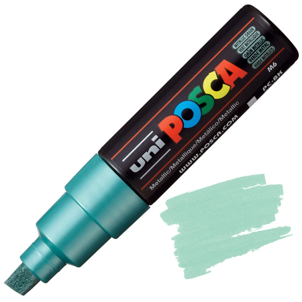 Маркер Акриловий Uni Posca PC-8K Chisel Metallic | Вуличний