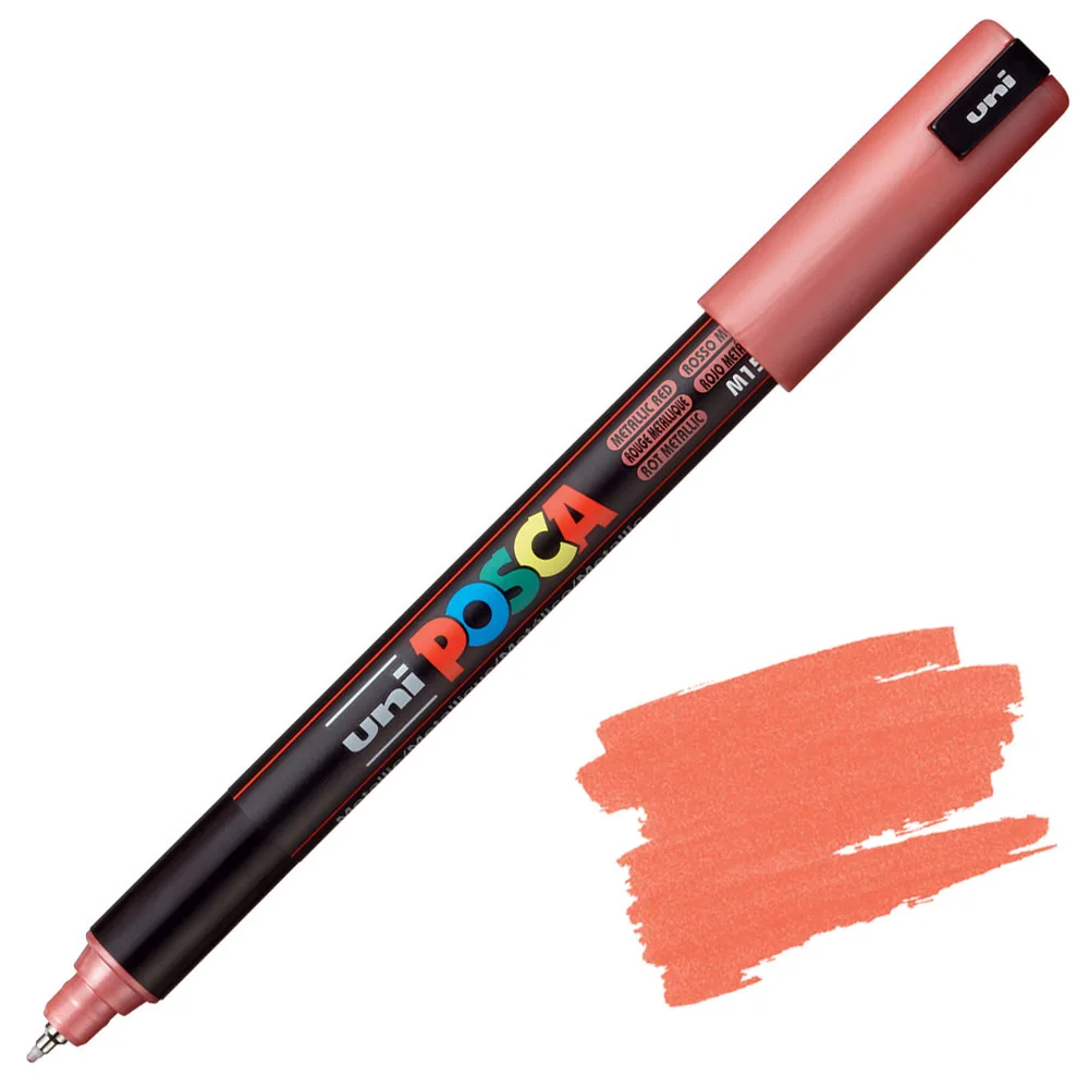 Маркер Акриловий Uni Posca PC-1MR 0.7 мм Metallic — изображение 4