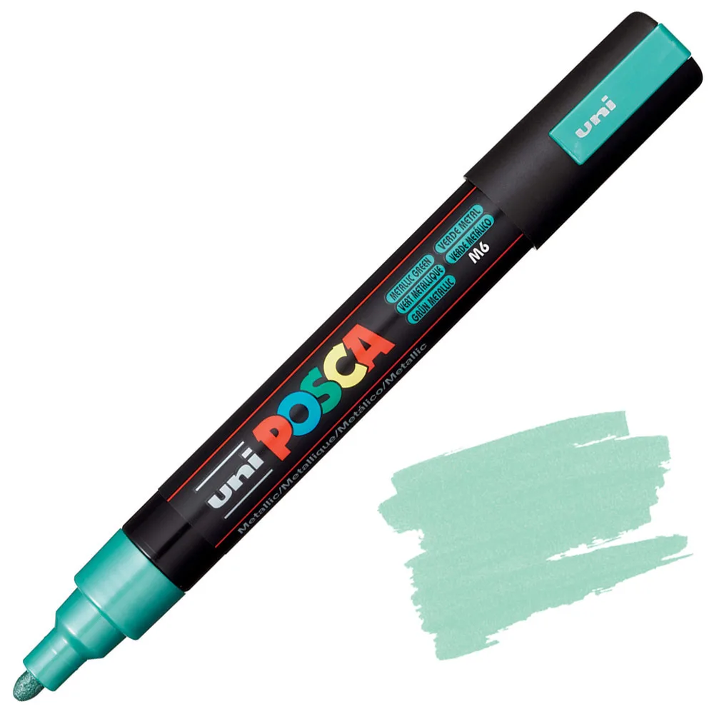 Маркер Акриловий Uni Posca Markers PC-5M Metallic - Зображення 6