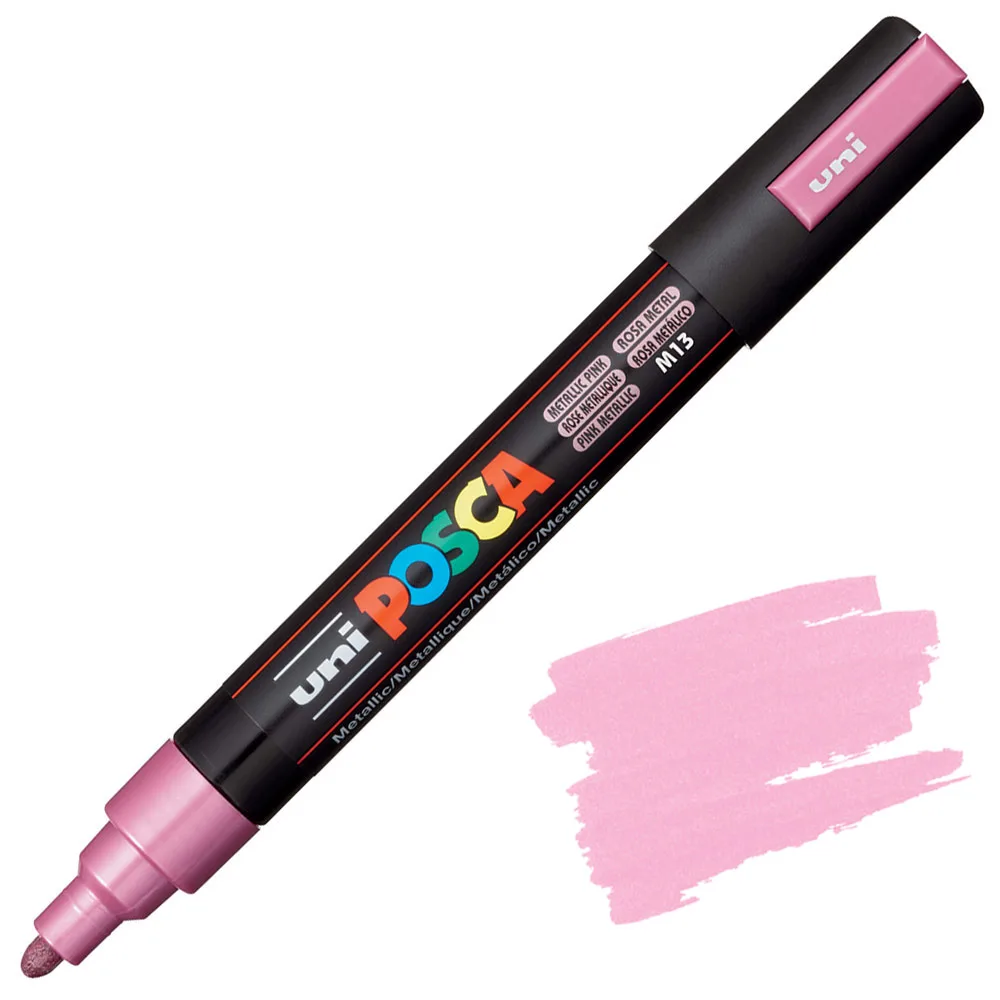Маркер Акриловий Uni Posca Markers PC-5M Metallic - Зображення 4
