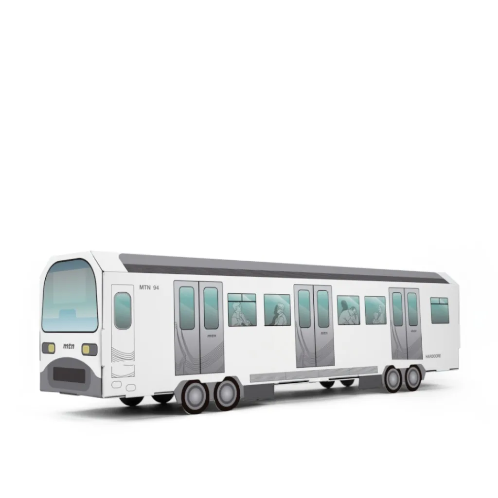 Картонная модель MTN Systems Marseille Metro