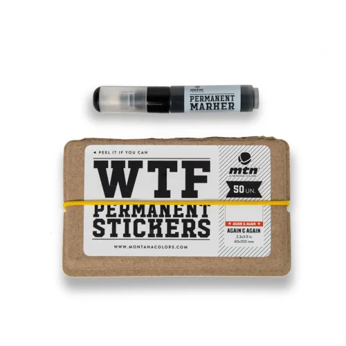 Стікери MTN WTF Permanent Stickers: Again & Again