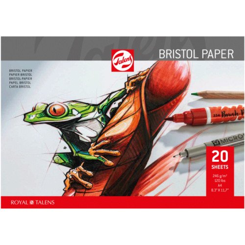 Склейка для малюнку BRISTOL А4, 246 г/м2, 20 листов