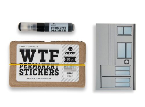Стікери MTN WTF Permanent Stickers: Subway