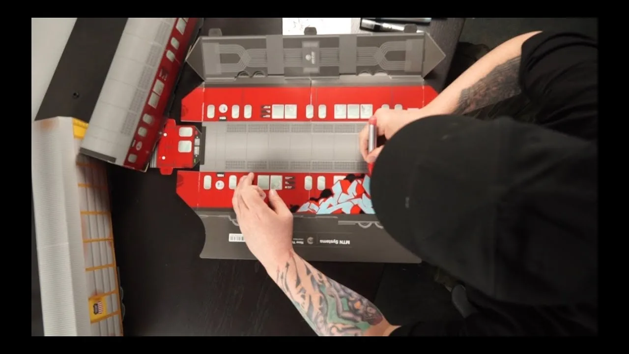 Картонна Модель MTN Systems New York Redbird Subway — изображение 2