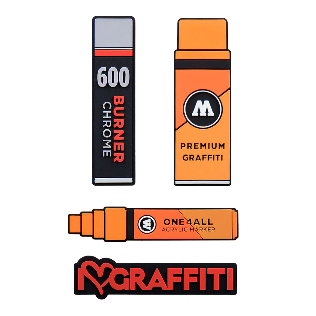 Набір Магнітів Molotow Magnets 4 set (4 шт)