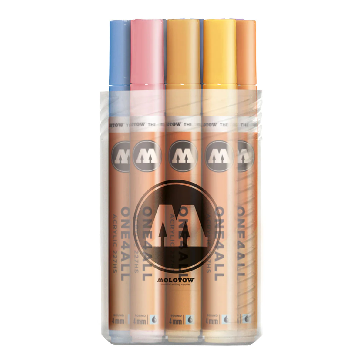 Набір Акрилових Маркерів Molotow ONE4ALL 227HS 12 Set Pastel Kit (12 шт)