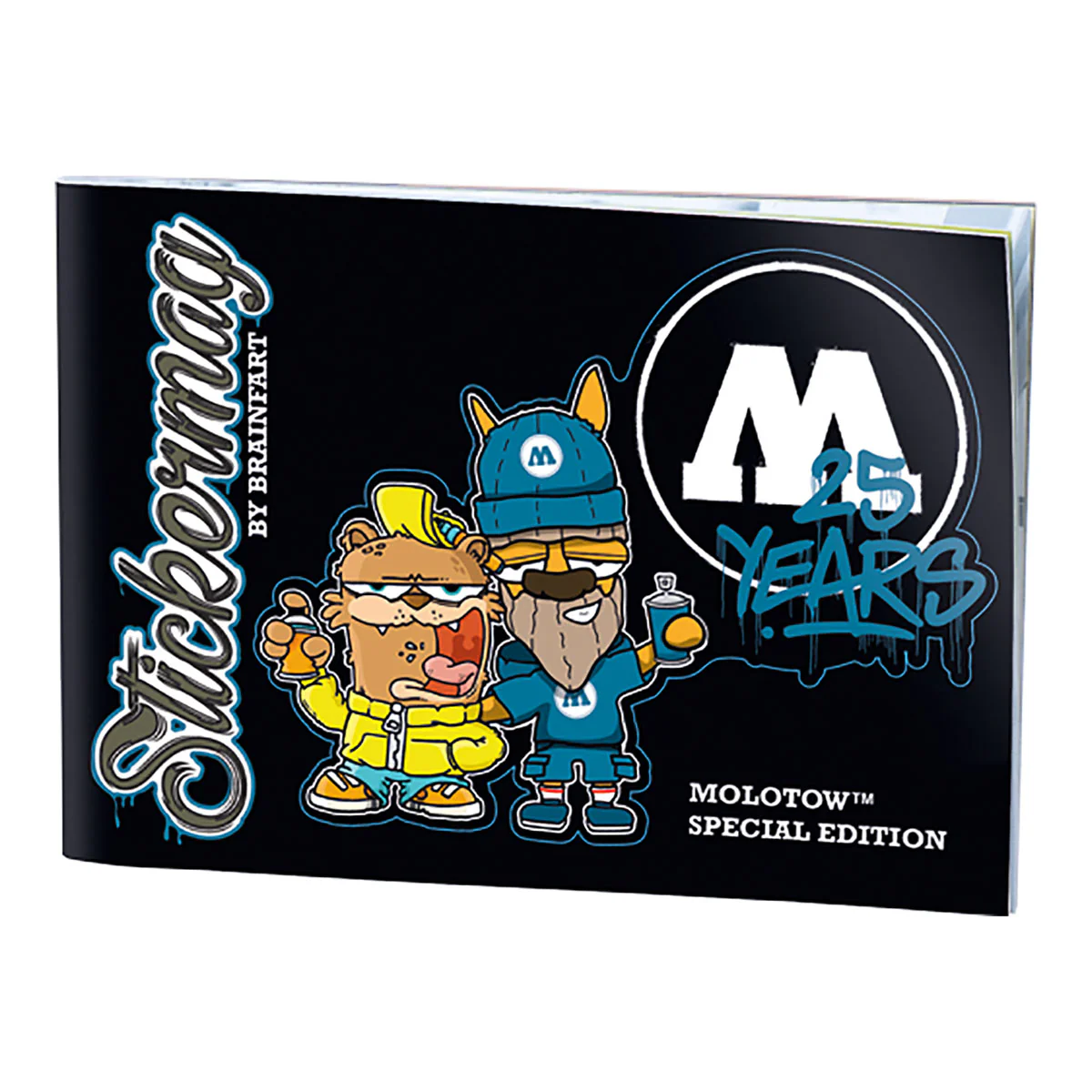 Альбом со стикерами: Стикербук Molotow Stickermag 25 Years Edition by Brainfart А5