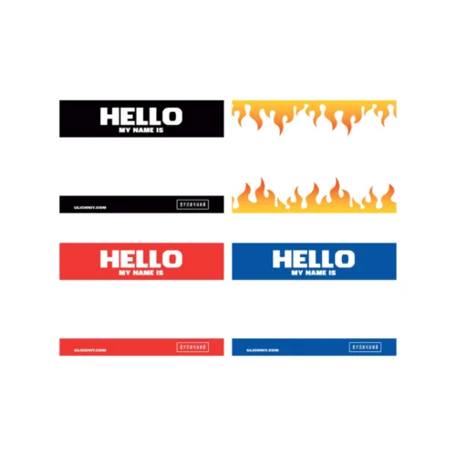 СТИКЕР HELLO MY NAME IS - Коктейль