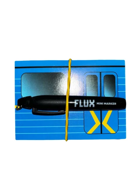 Набор Стикеров Метро Киев (100шт) + Маркер Flux Черный