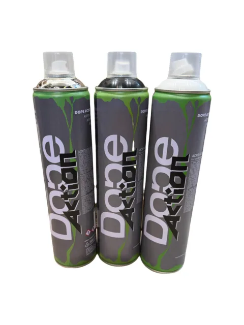 Набір Bombing: Dope 600мл Silver + Dope 600мл Black +  Dope 600мл White