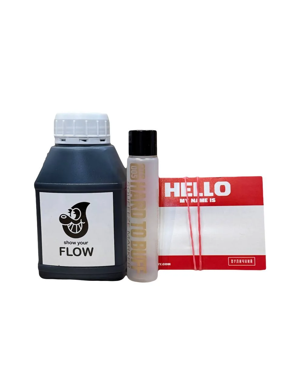 Набор Starter+: On The Run 005 + Flow 250ml + Набор Стикеров Hello 100шт