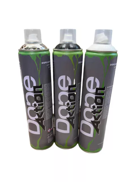 Набір Bombing: Dope 600мл Silver + Dope 600мл Black +  Dope 600мл White