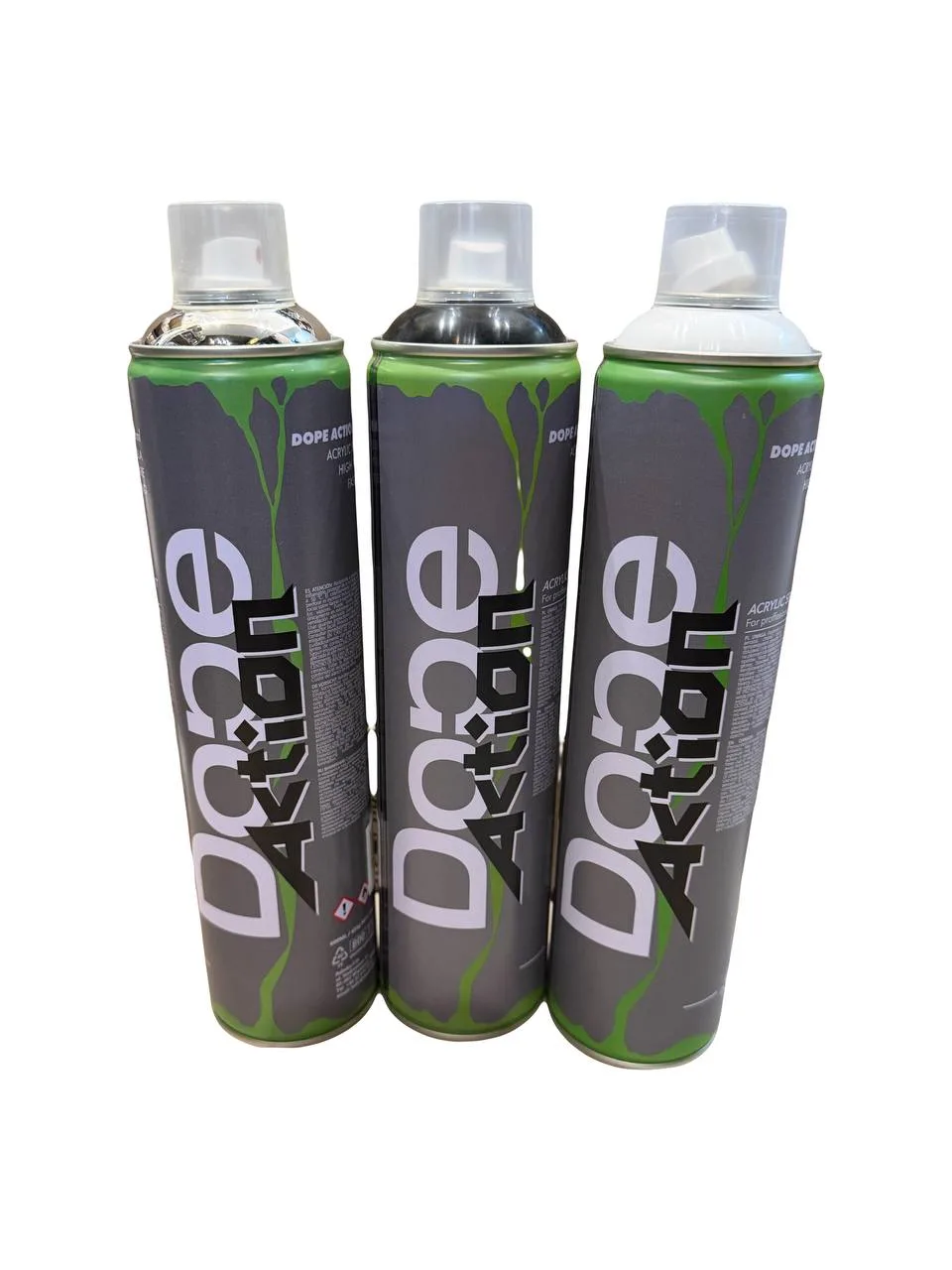 Набір Bombing: Dope 600мл Silver + Dope 600мл Black + Dope 600мл White