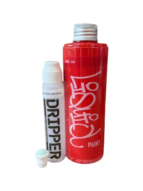 Набір Заправка Dope Liquid Paint 200мл + Dope Dripper 10мм Порожній + Змінна насадка 10мм