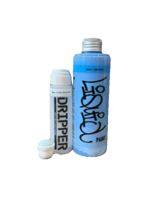 Набір Сквізер Dope Dripper 18мм Порожній + Заправка Dope Liquid Paint 200мл + Змінна насадка 18мм